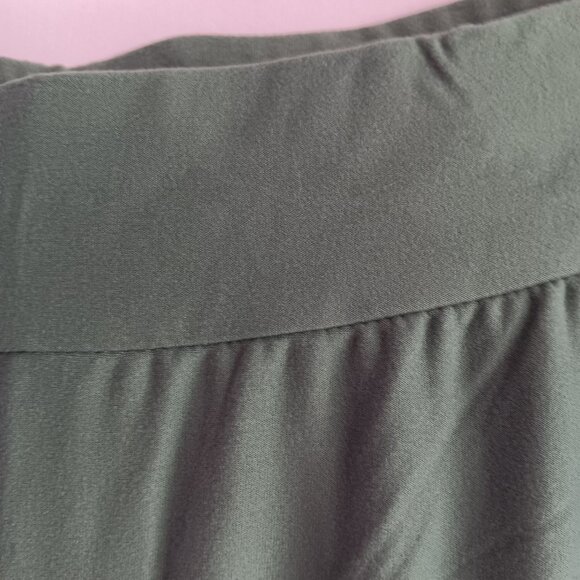 MUK LUK'S WOMEN'S DREAM KNIT LEGGINGS SET OF TWO Green Grey Medium - Picture 2 of 7